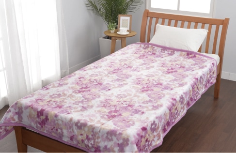 アクリルニューマイヤー毛布（シングル）・サイズ：140×200cm・カラー：ピンク