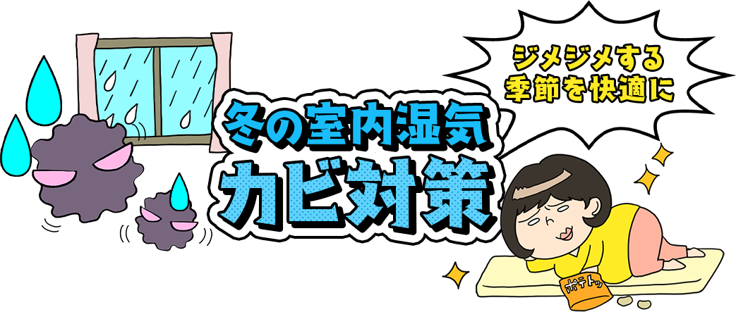 冬の湿気カビ 結露対策におすすめ除湿シート 西川公式オンラインショップ 寝具通販サイト