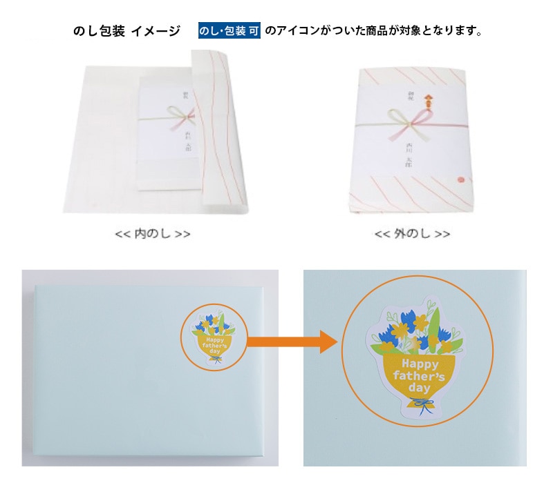 のし包装・ラッピング