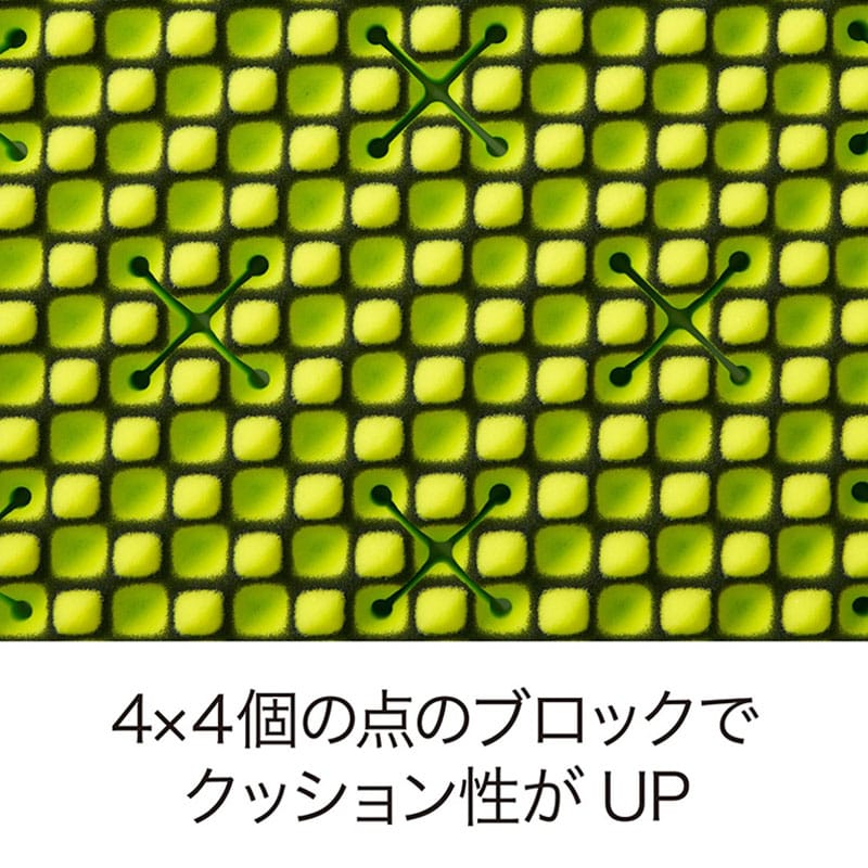 エアー01] マットレス ／BASIC （シングル）8×97×195cm イエロー 表地 