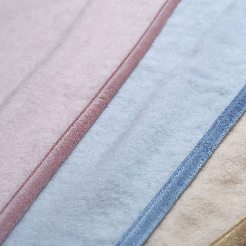 ウール毛布 メリノウール100% 衿付きニューマイヤー毛布 家庭洗濯可能