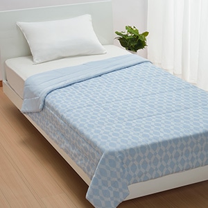 キルトケット シングル 140cm 190cm ブルー 掛け布団 西川公式オンラインショップ 寝具通販サイト