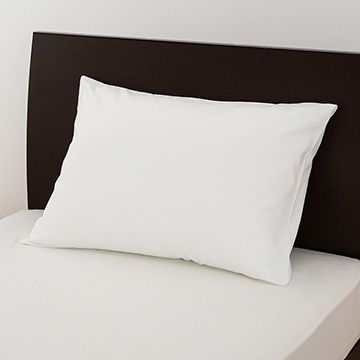 ホテルテイスト ピローケース（被せタイプ）(52×72cm ホワイト): 枕 