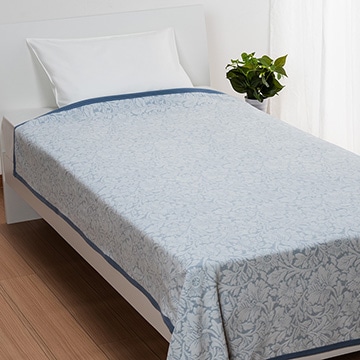綿毛布(（シングル）140x200cm ブルー): タオルケット・毛布│西川公式オンラインショップ 寝具通販サイト