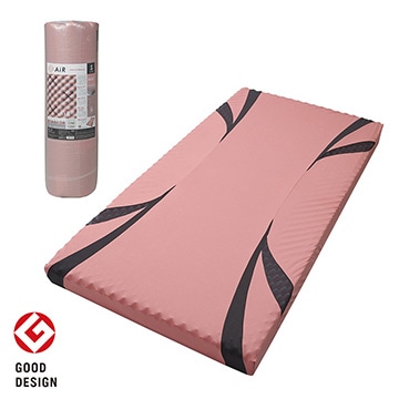 エアー01] ベッドマットレス ／BASIC （シングル）14×97×195cm ピンク