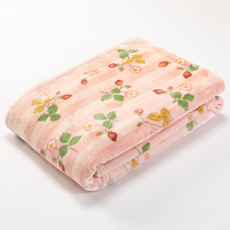 ウェッジウッド リバーシブル毛布(（シングル）140×200cm ピンク 