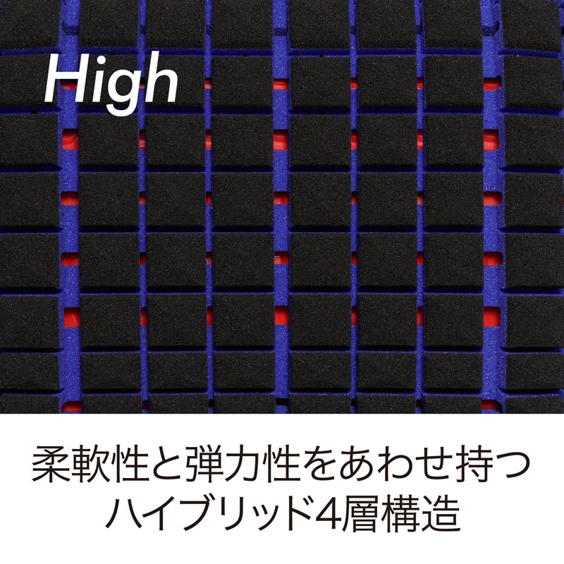 エアー4DX] ピロー （高め）62×38×13cm ロイヤルブルー(高め） 側地