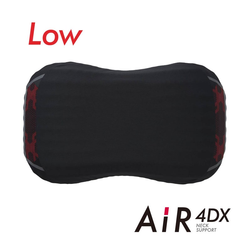 エアー4DX] ピロー(（低め）62×38×11cm レッド（低め）): 枕・抱き枕 