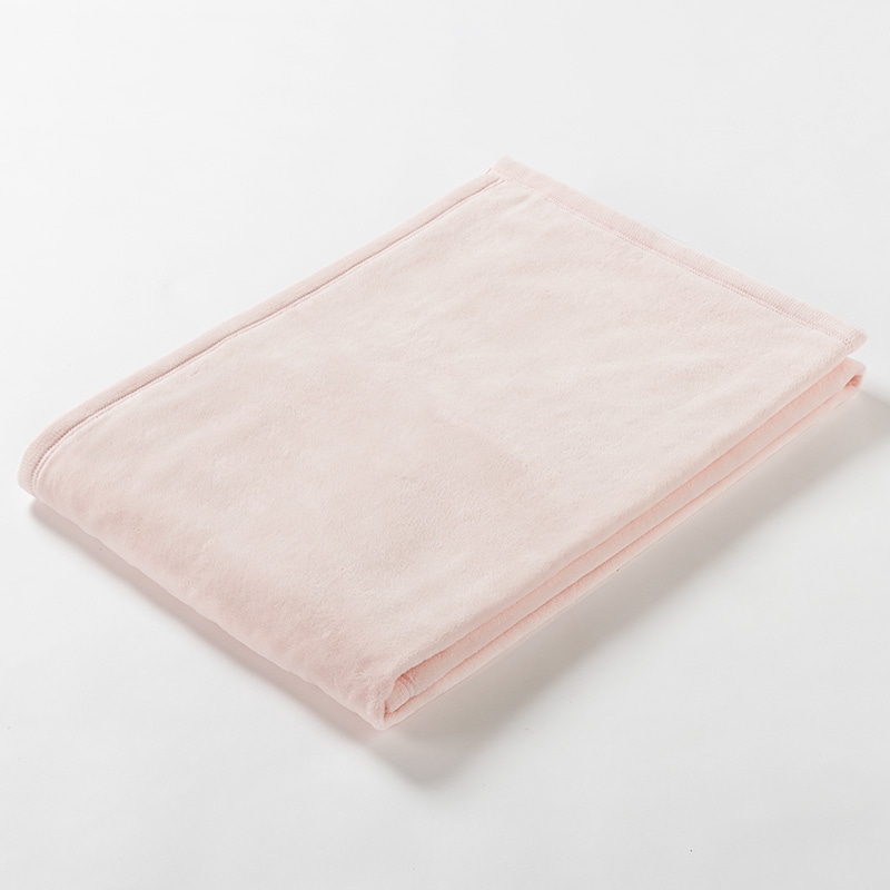 ボーテ シール織綿毛布 （シングル）140×200cm ピンク 綿100％｜毛布
