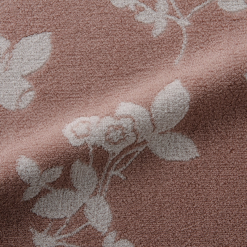 ウェッジウッド タオルケット(（シングル）140×190cm ピンク): 毛布