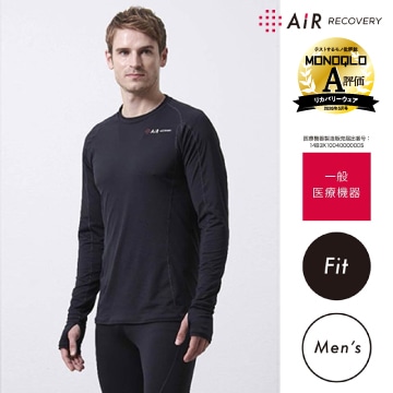 ［エアーリカバリー］スリープテックウェア フィットタイプ メンズトップス