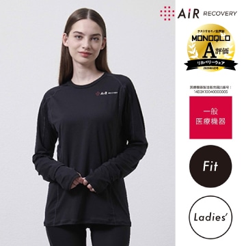 ［エアーリカバリー］スリープテックウェア フィットタイプ レディーストップス【2026母の日キャンペーン】
