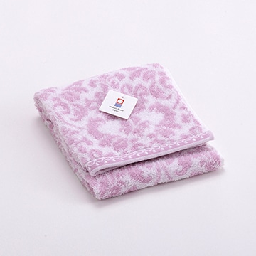 ダマスク柄 フェイスタオル(今治)