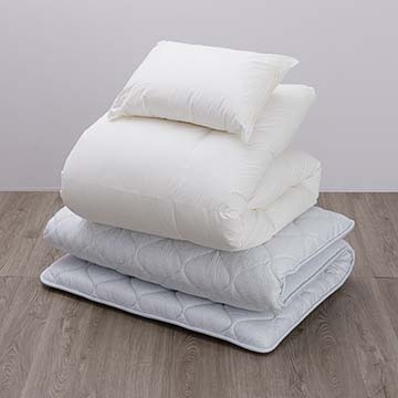 羽毛布団セット（掛けふとん、敷きふとん、まくら 3点セット）〈nishikawa（西川）公式ショップ限定〉【数量限定】