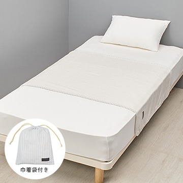 イトリエ タオルハーフケット(巾着付き)