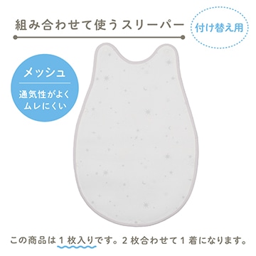 ベビーホーム メッシュスリーパー（1枚） 着丈60cmタイプ