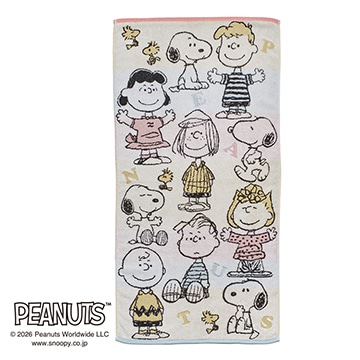 ピーナッツ バスタオル【SNOOPY 2026 スプリングキャンペーン】