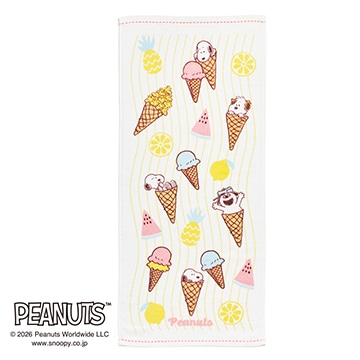 ピーナッツ フェイスタオル【SNOOPY 2026 スプリングキャンペーン】