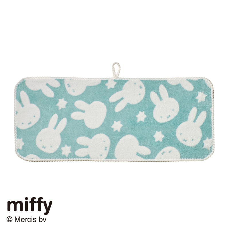 ミッフィー フェイスタオル(（フェイスタオル）34×80cm ブルー