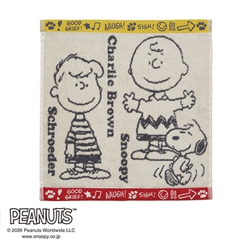 ピーナッツ ウォッシュタオル【SNOOPY 2026 スプリングキャンペーン】