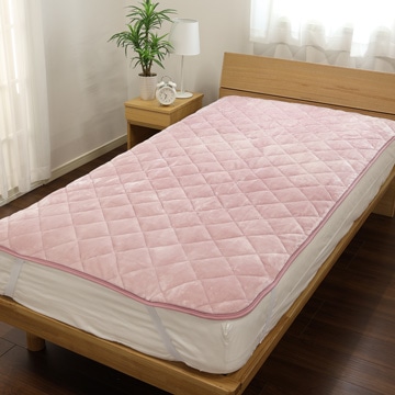 【アウトレット】なめらか＆やわらか　あったか敷きパッド ※在庫限りにつき特別価格