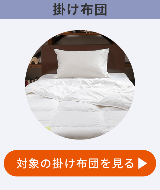 掛け布団を見る
