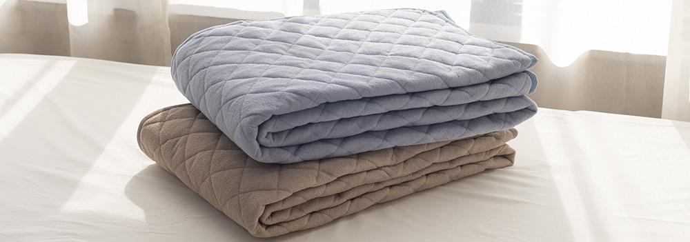 さらりとした綿の敷きパッド(日本製) シングルサイズ